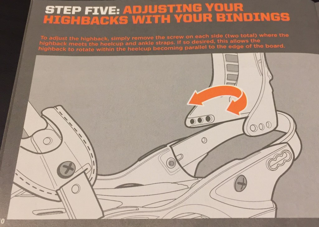 Step Five : Adjusting Your Highbacks with Your Bindings